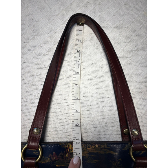 NWT Patricia Nash Kent Countryside Alessandro Genuine Leather/Faux Suede Tote - Picture 10 of 16